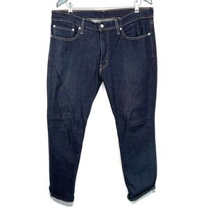 Levis Mens 511 Jeans Size 36x30 Dark Wash Blue Slim Skinny Fit Stretch Denim
